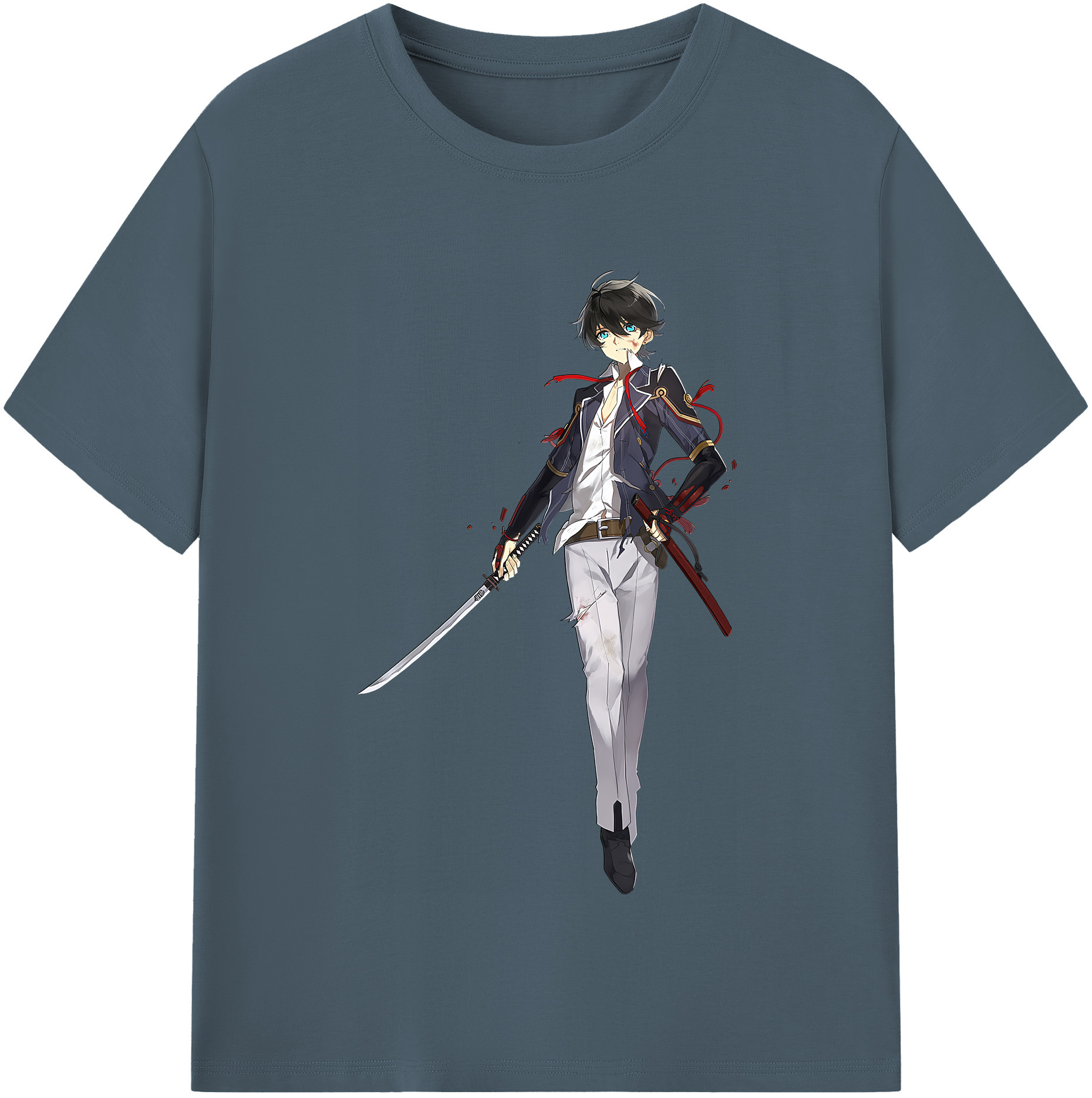 （画像用） 刀剣乱舞 Touken Ranbu 綿100％半袖Tシャツ（フロントプリント）